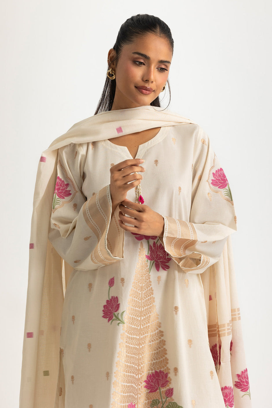 3PC Jacquard Dyed Suit