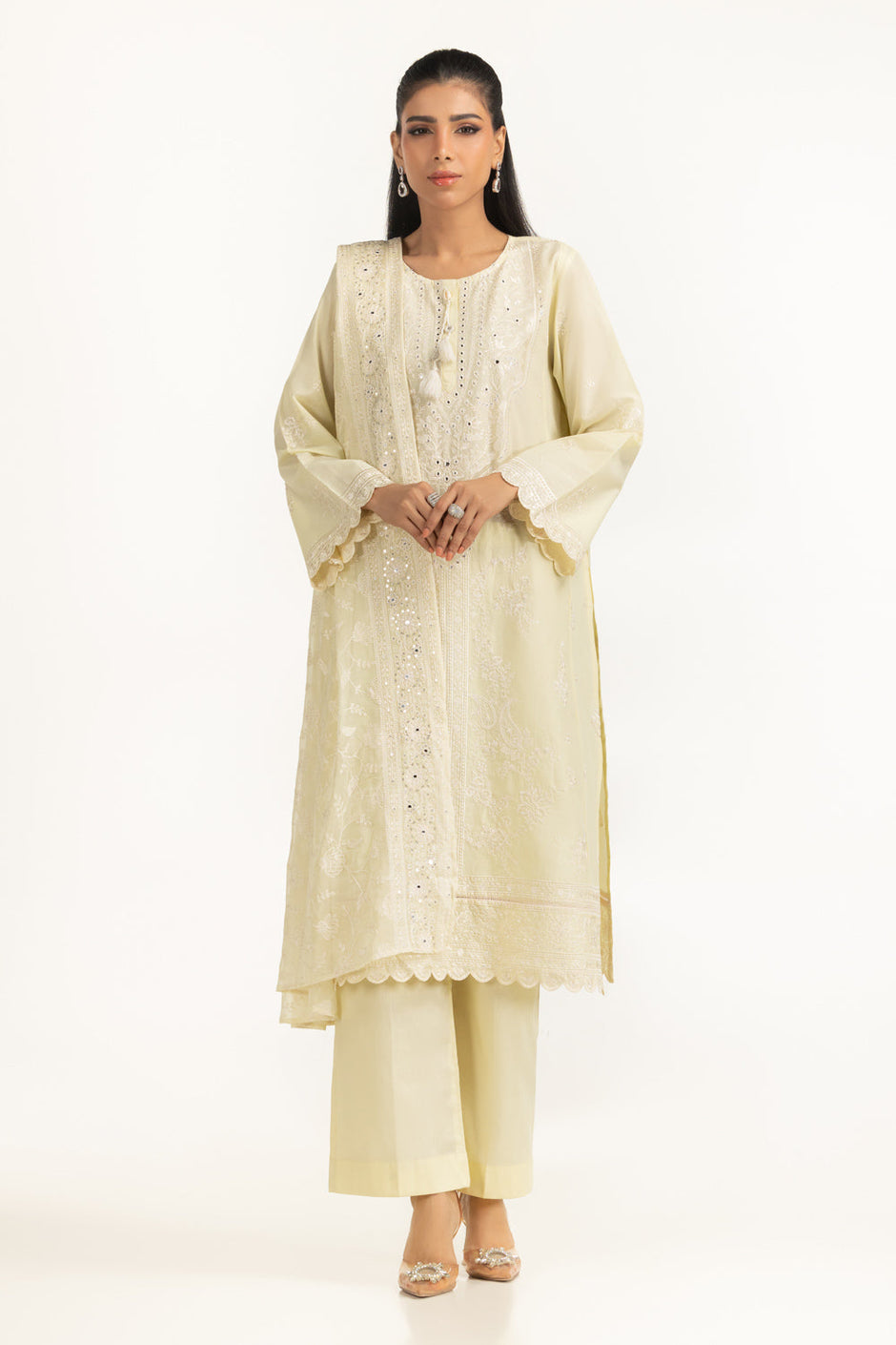 3PC Lawn Embroidered Suit