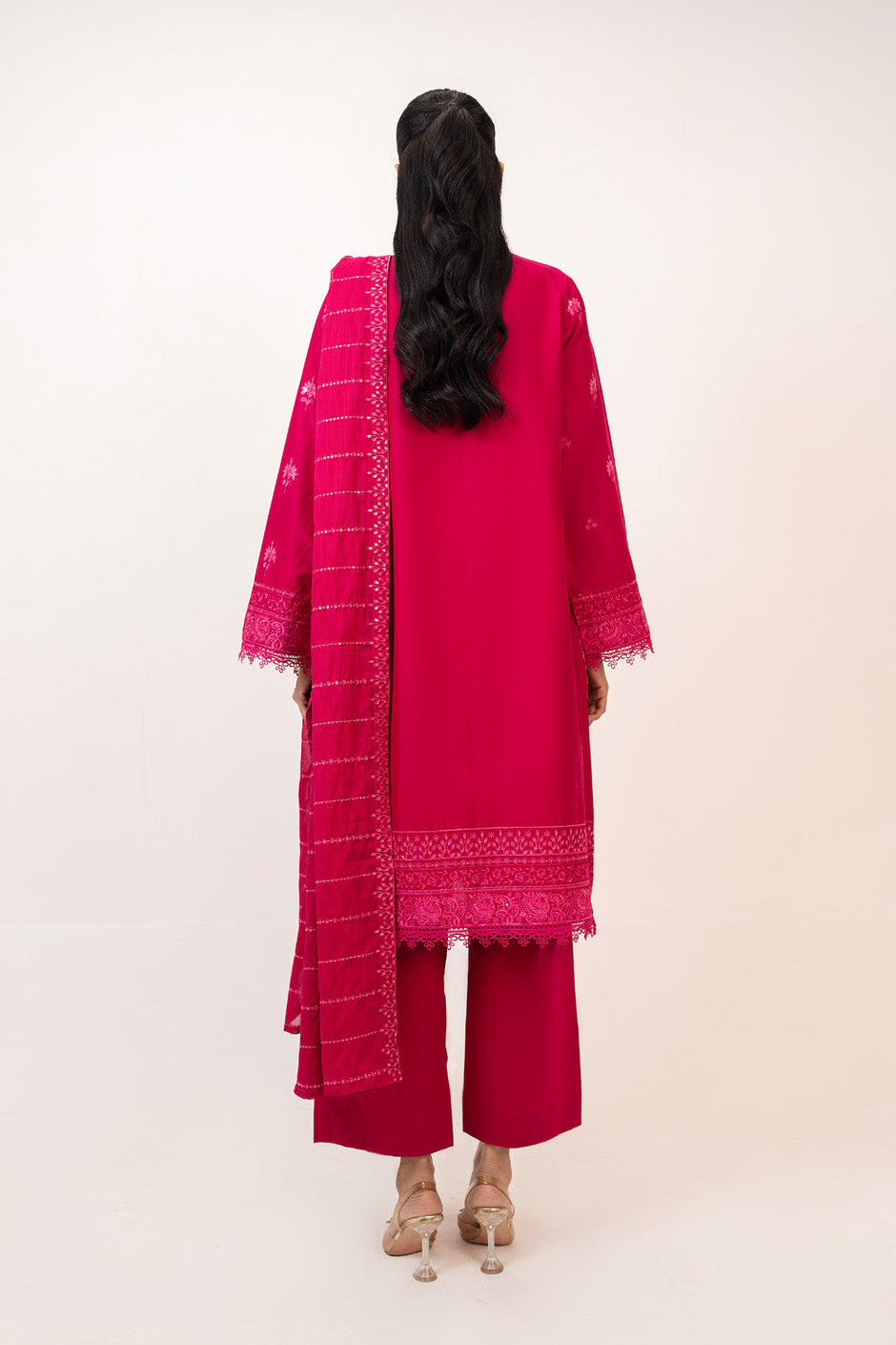 3PC Lawn Embroidered Suit