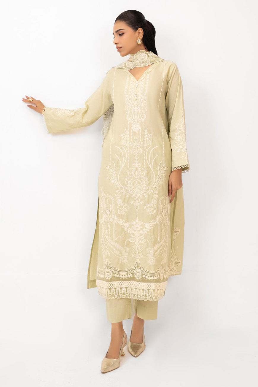 3PC Lawn Embroidered Suit
