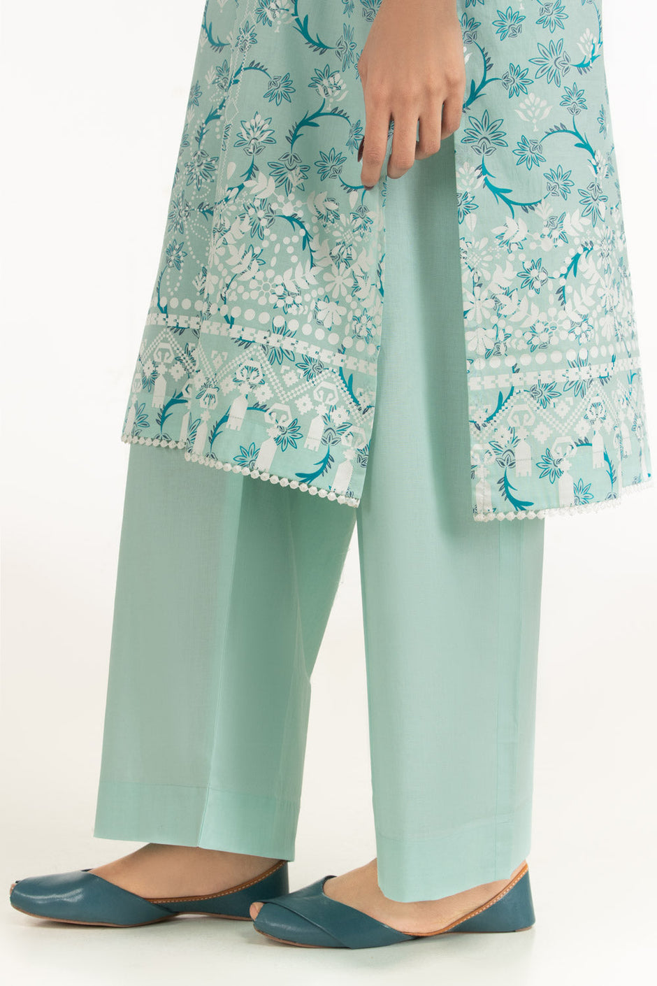 3PC Lawn Lacquer Printed Suit