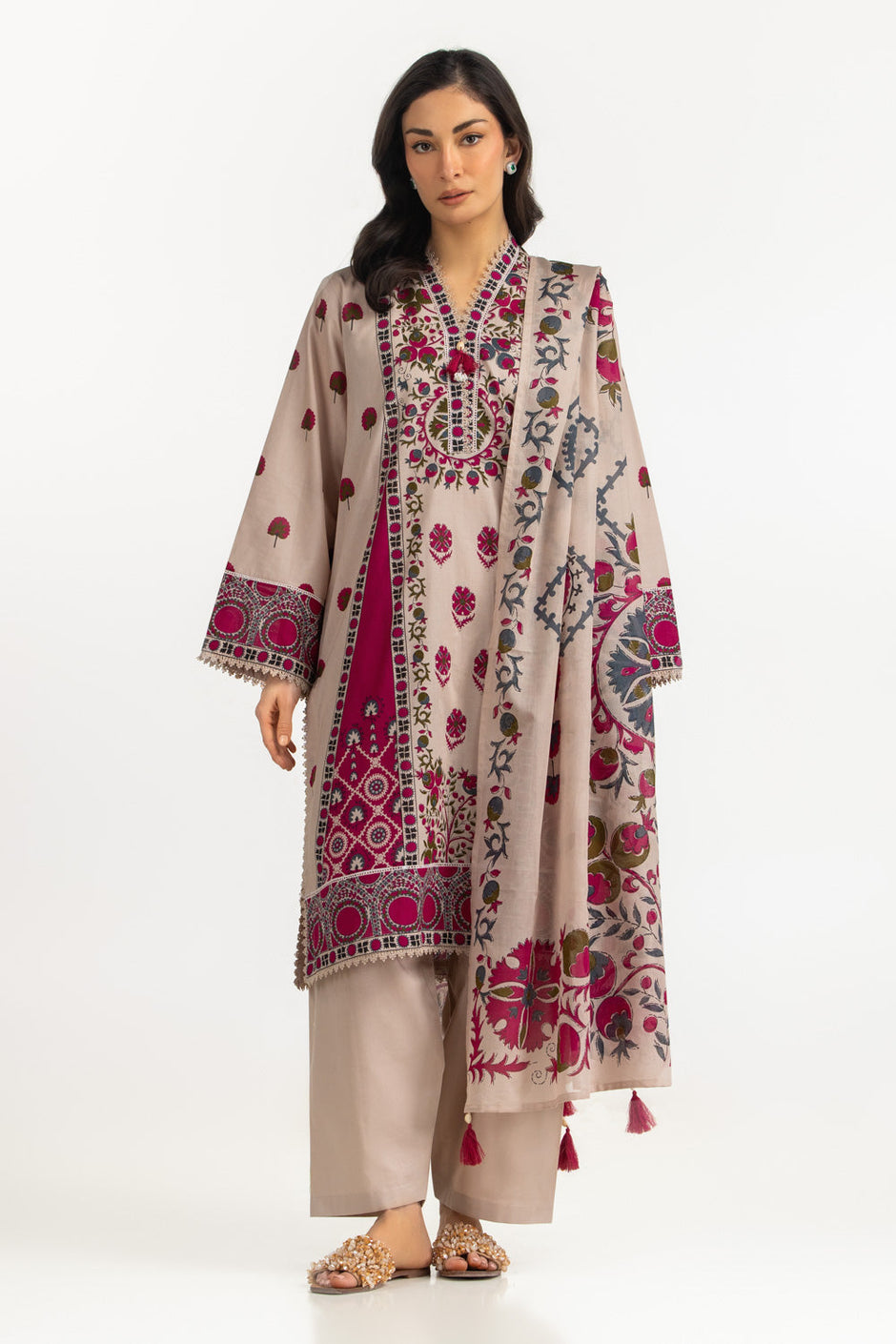 3PC Lawn Printed Suit