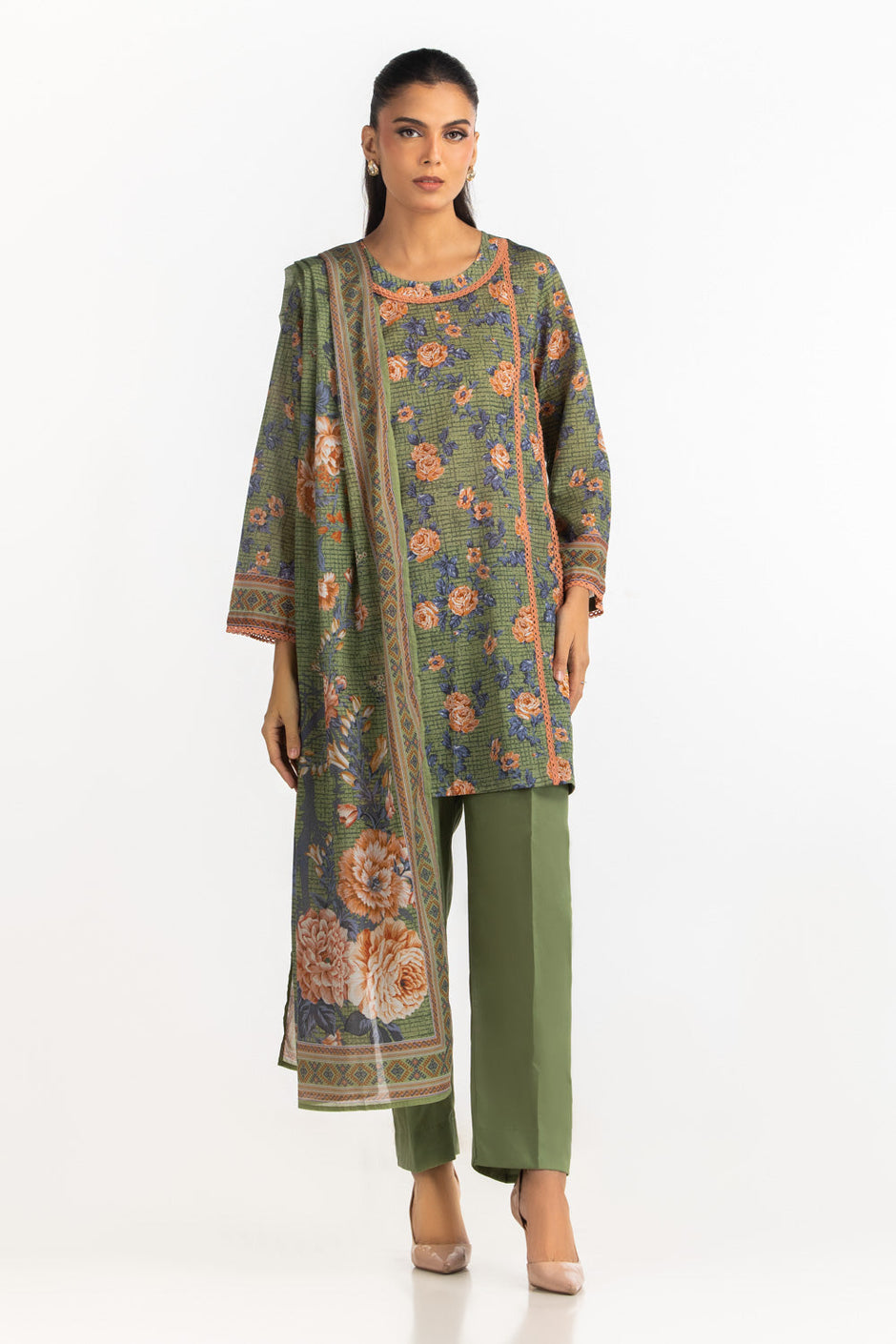 3PC Lawn Printed Suit
