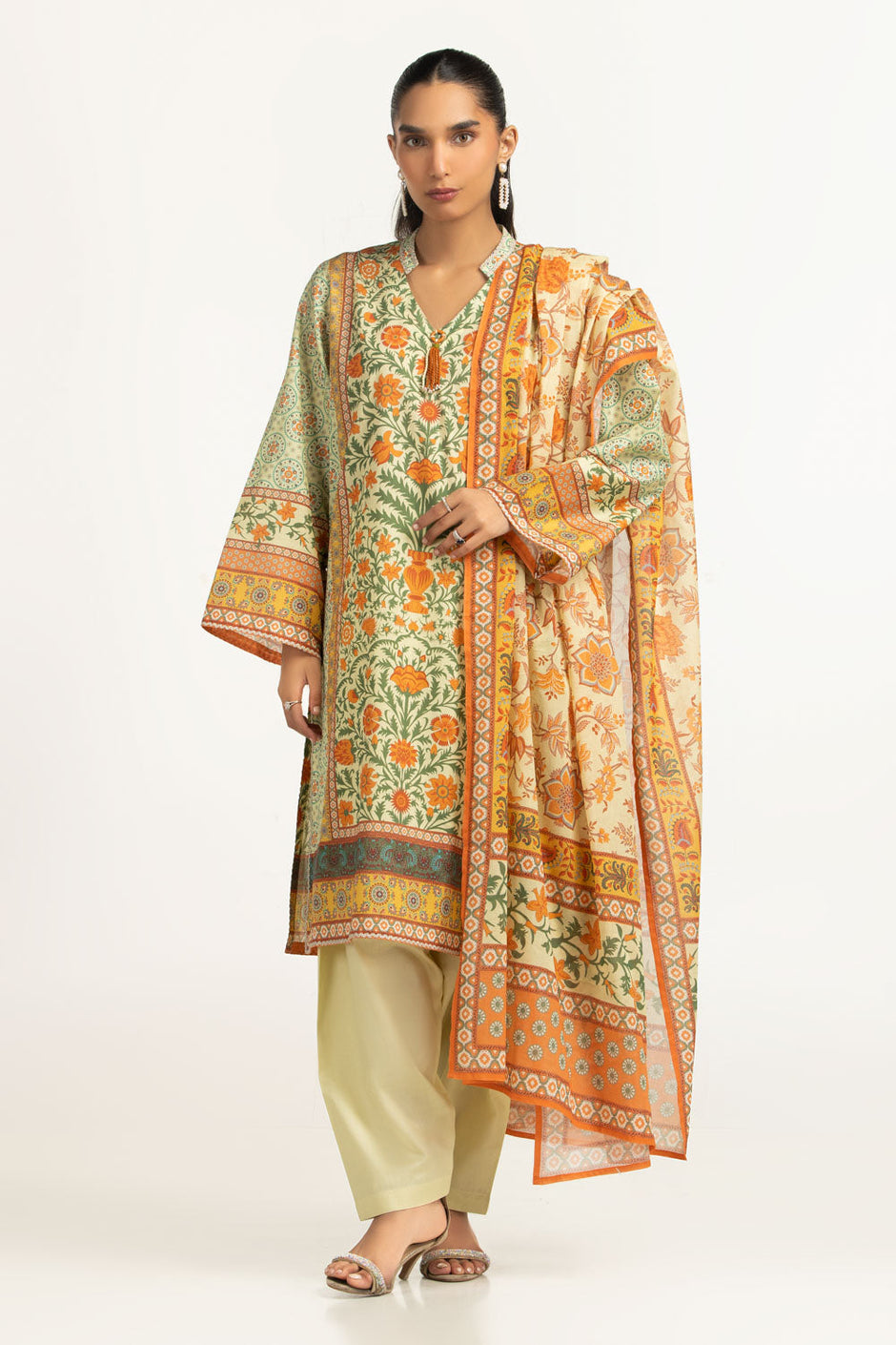 3PC Lawn Printed Suit
