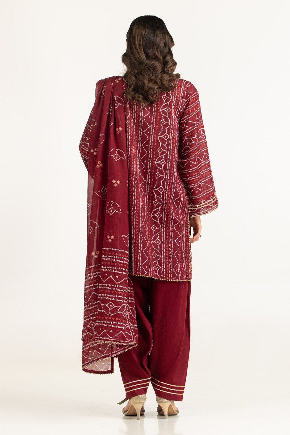 3PC Printed Lawn Suit