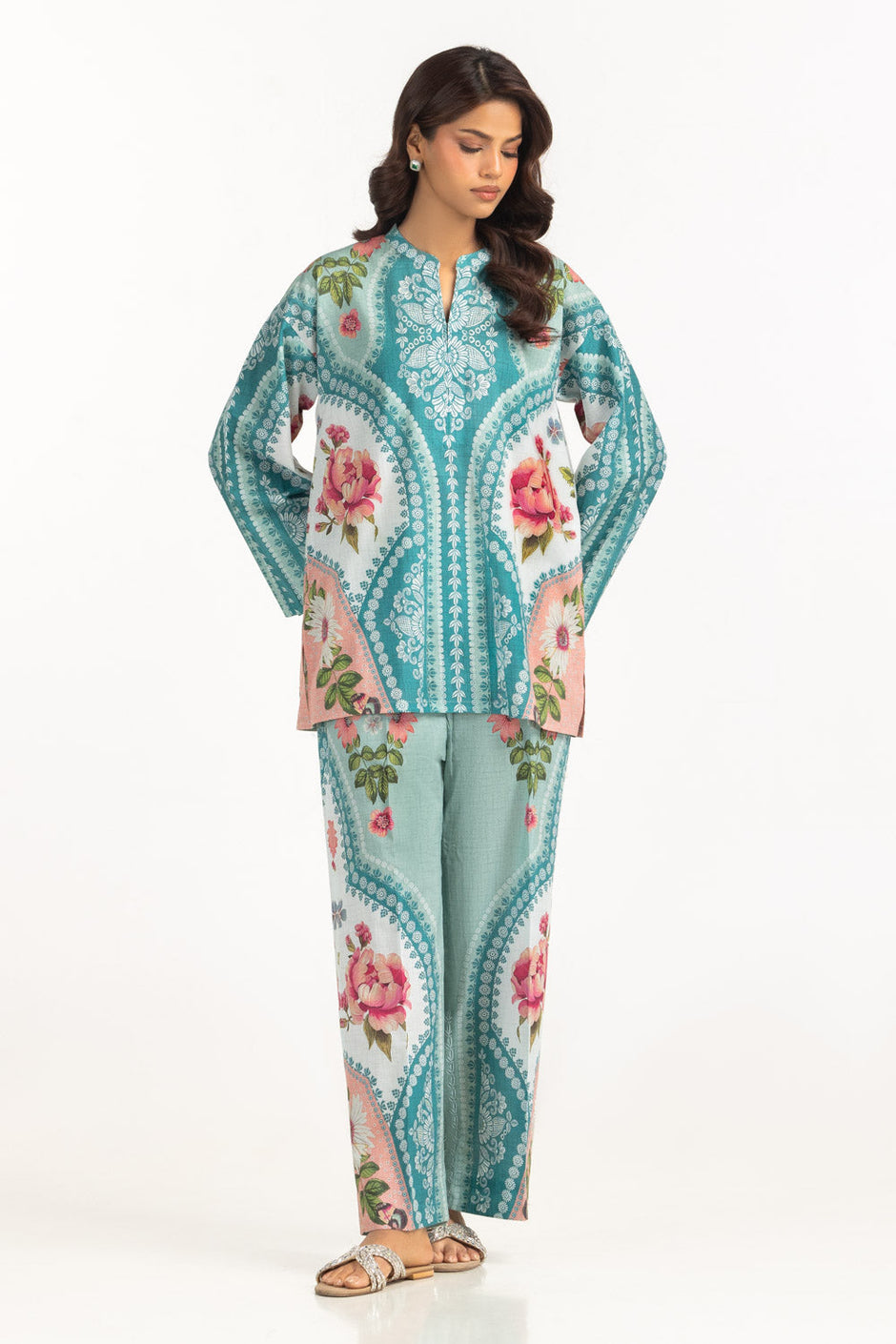 Cambric Printed Co-Ord Set