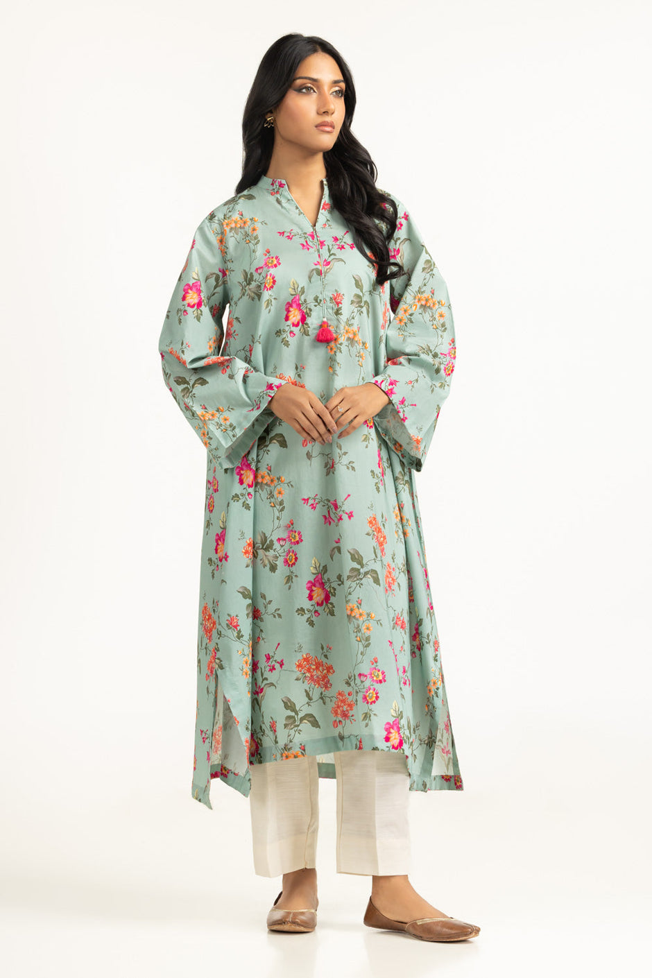 Cambric Printed Shirt