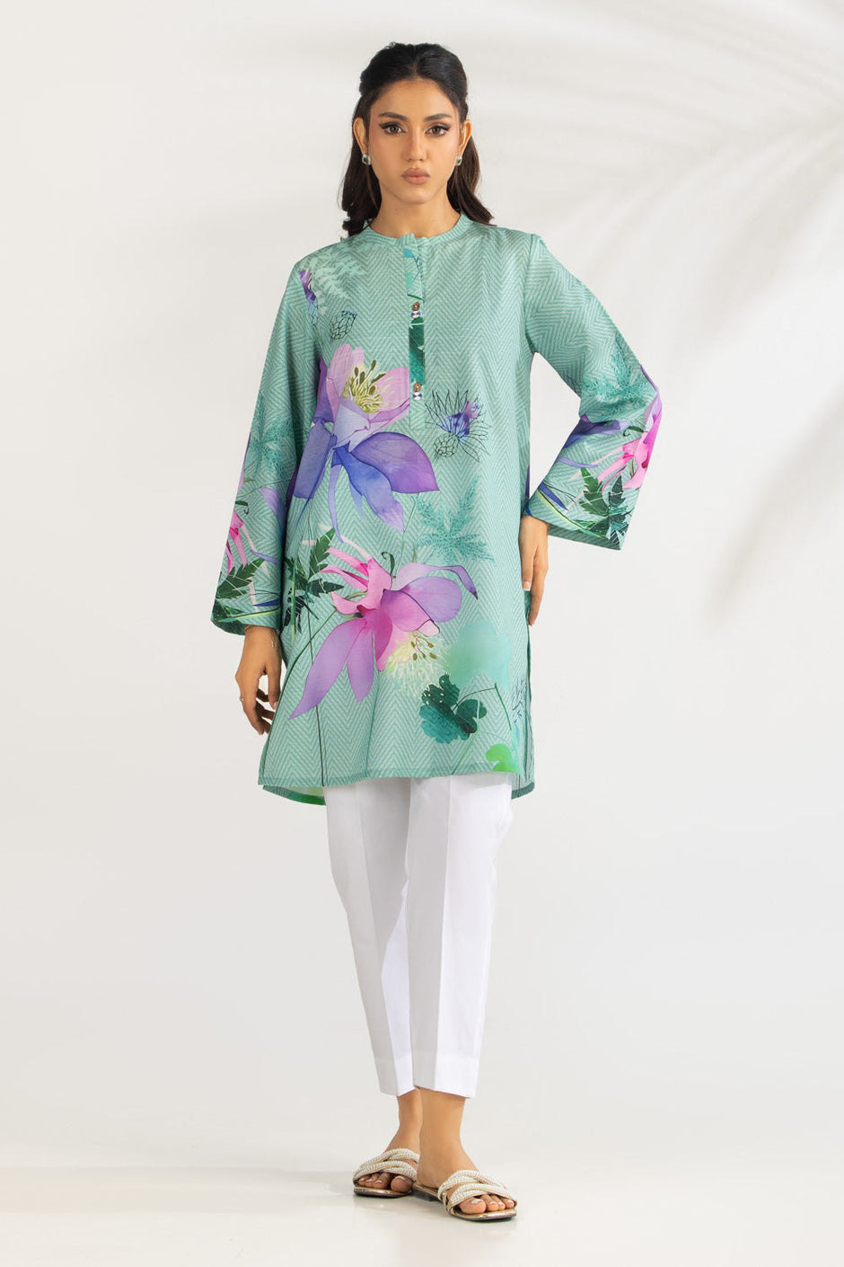 Cambric Printed Shirt