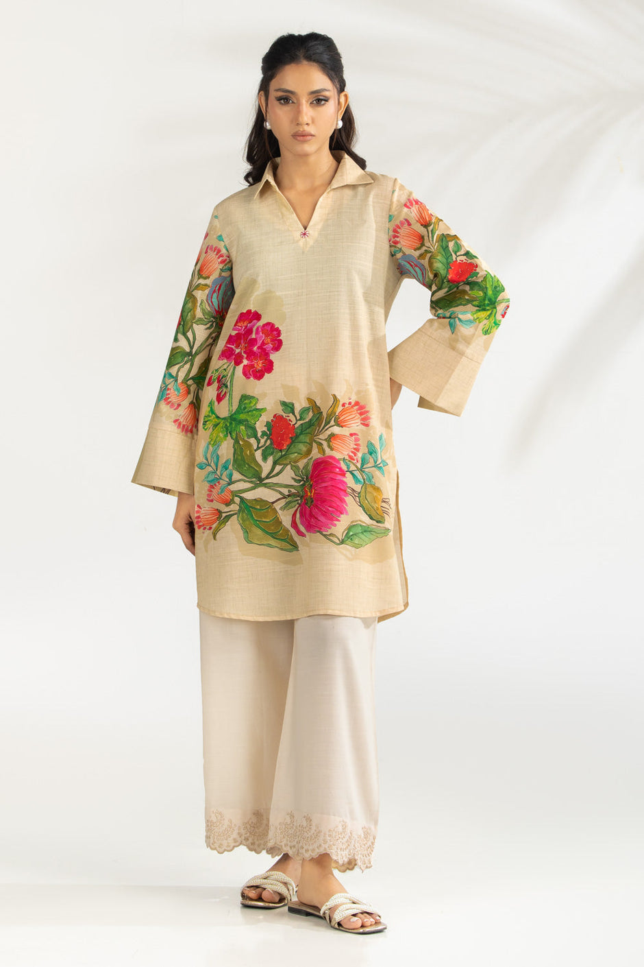 Cambric Printed Shirt