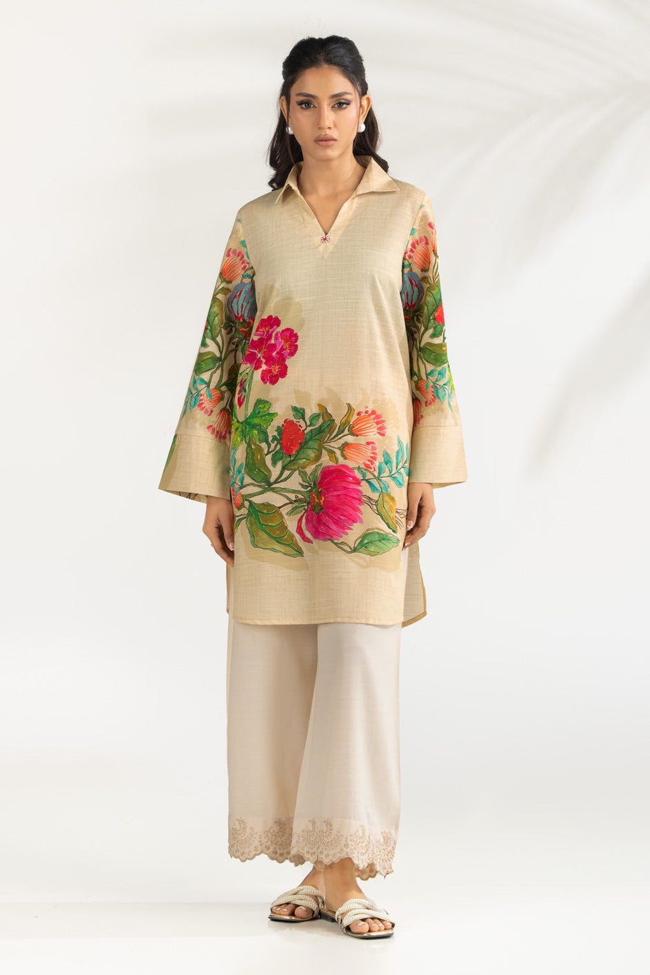 Cambric Printed Shirt