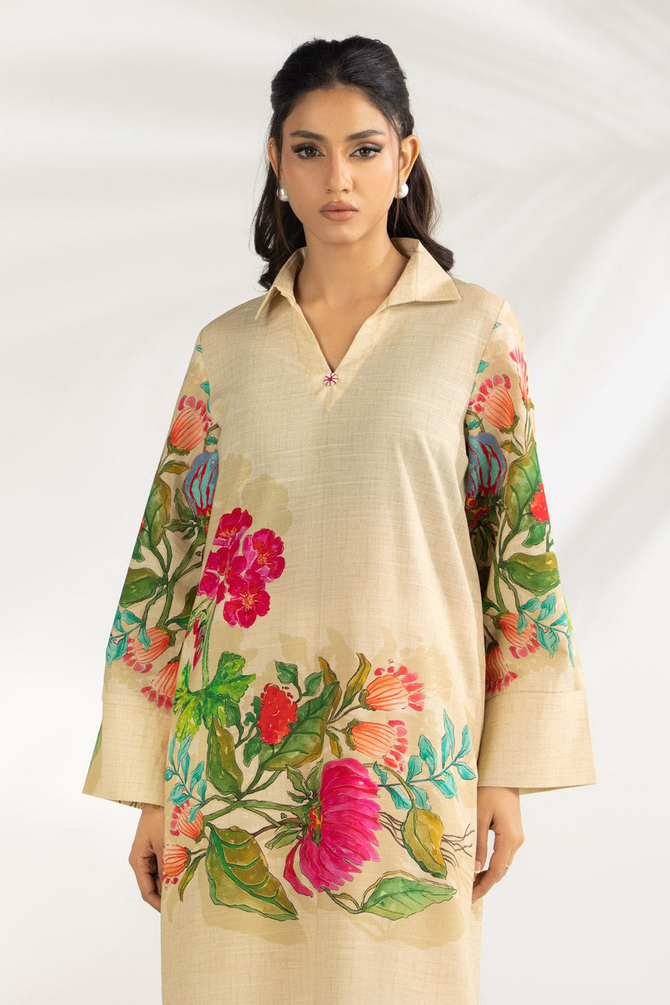 Cambric Printed Shirt
