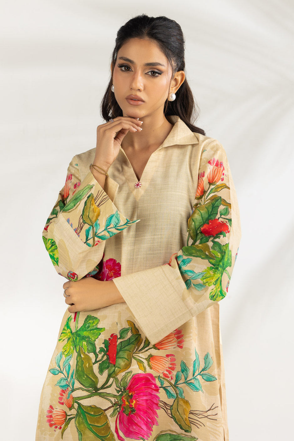 Cambric Printed Shirt