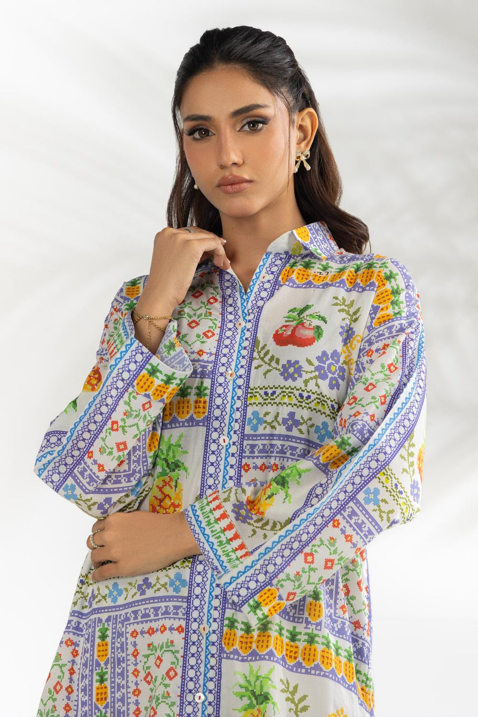 Cotton Viscose Printed Co-Oed Set