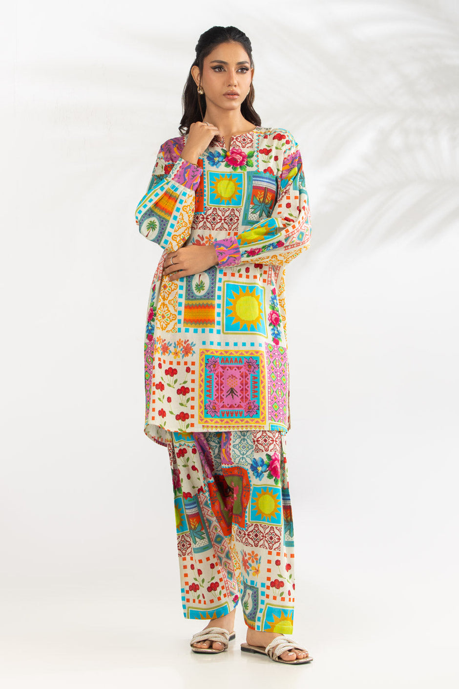 Cotton Viscose Printed Co-Oed Set
