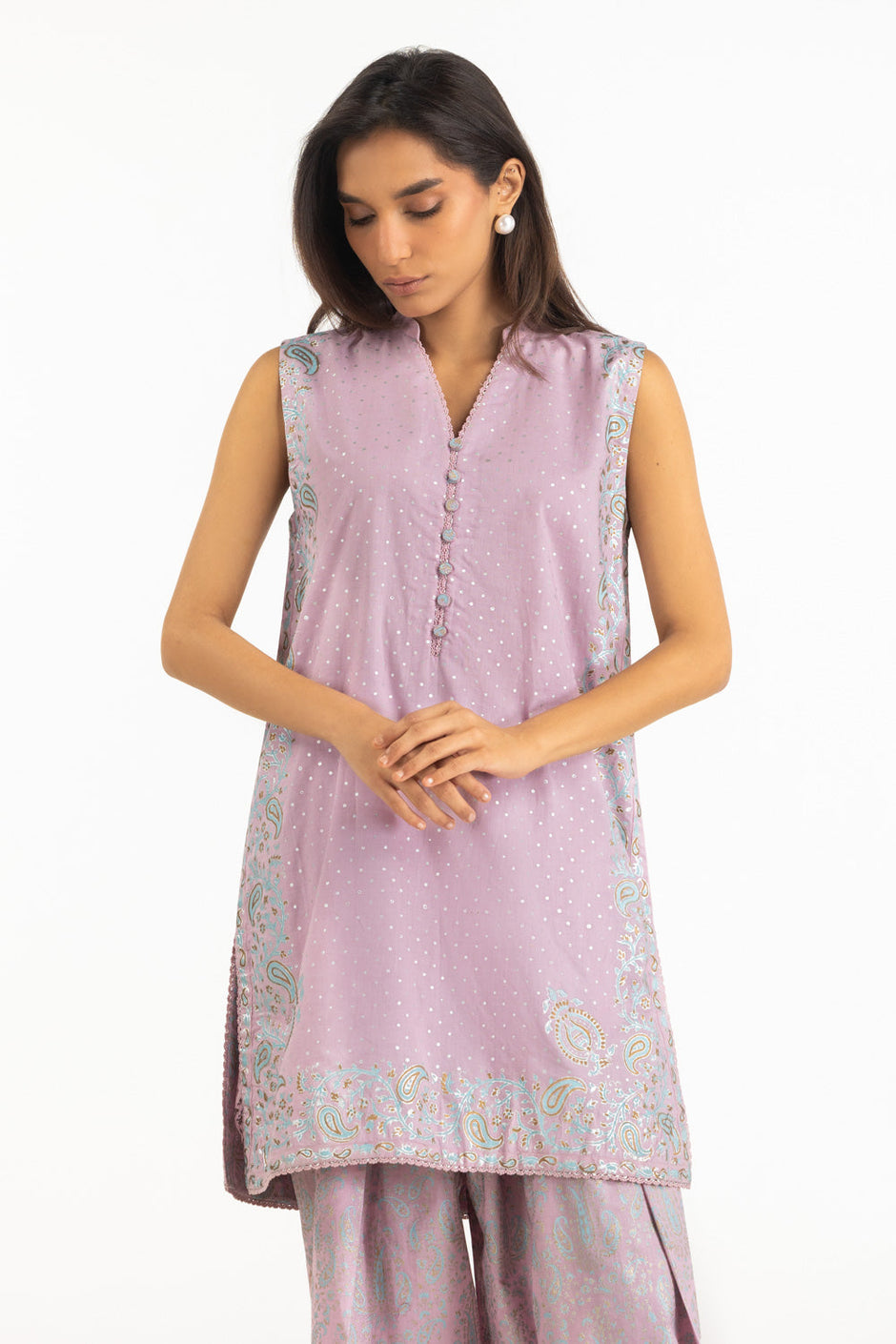 Cross Hatch Block Printed Co-Ord Set