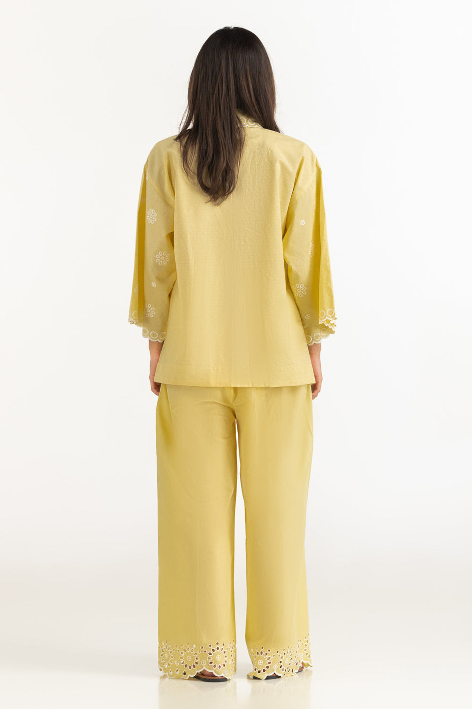 Dobby Embroidered Co-Ord Set