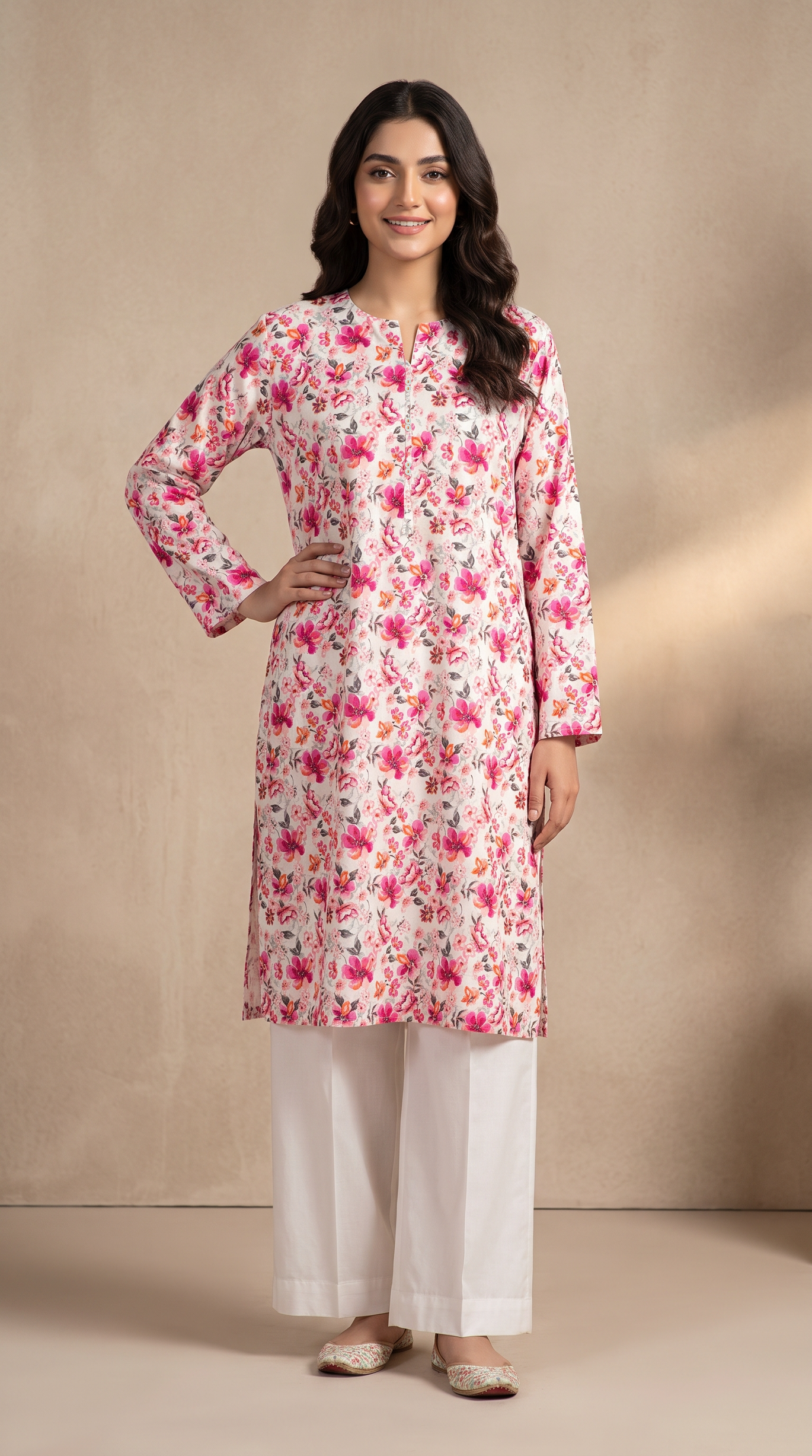 1PC Lawn Printed Shirt
