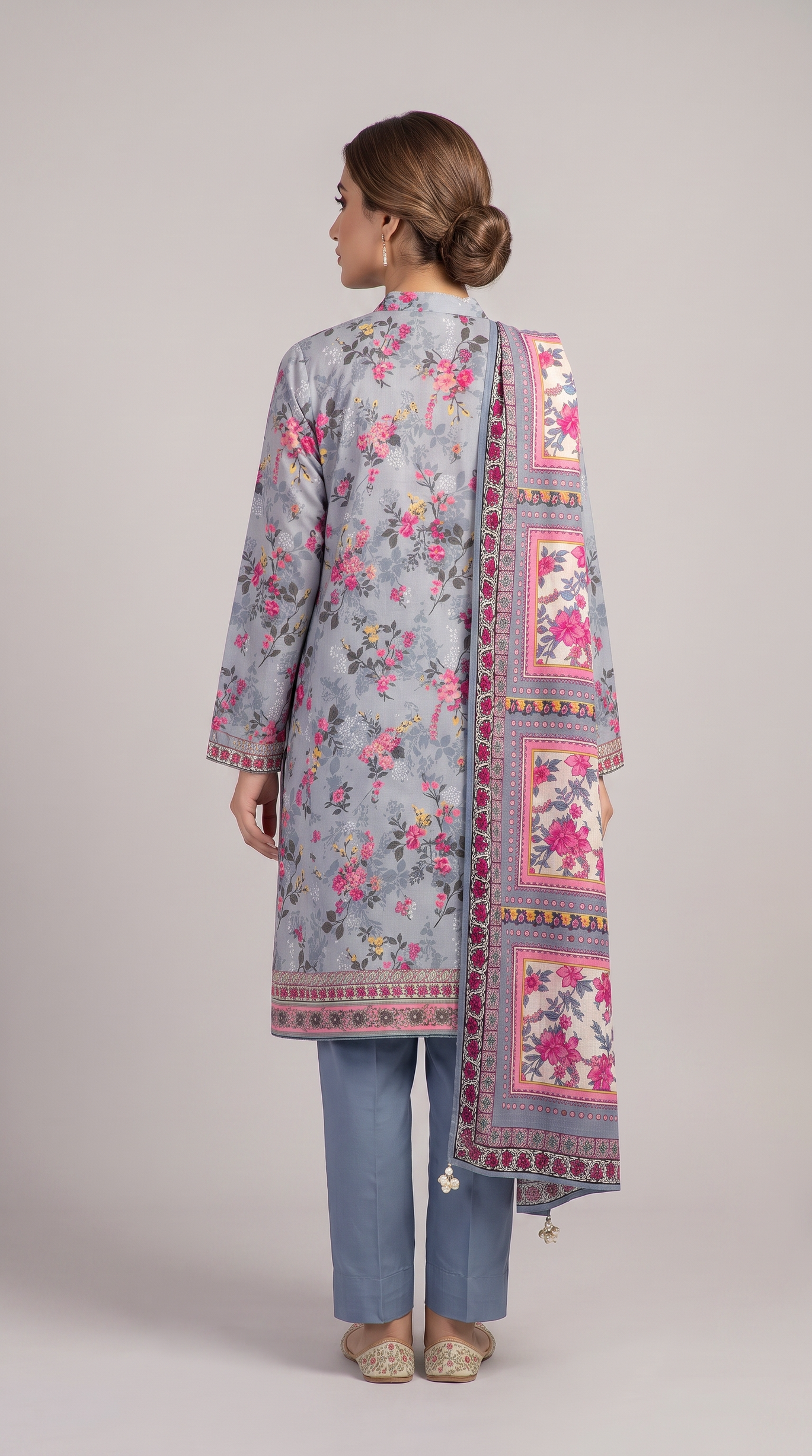 3Pc Printed Lawn Suit