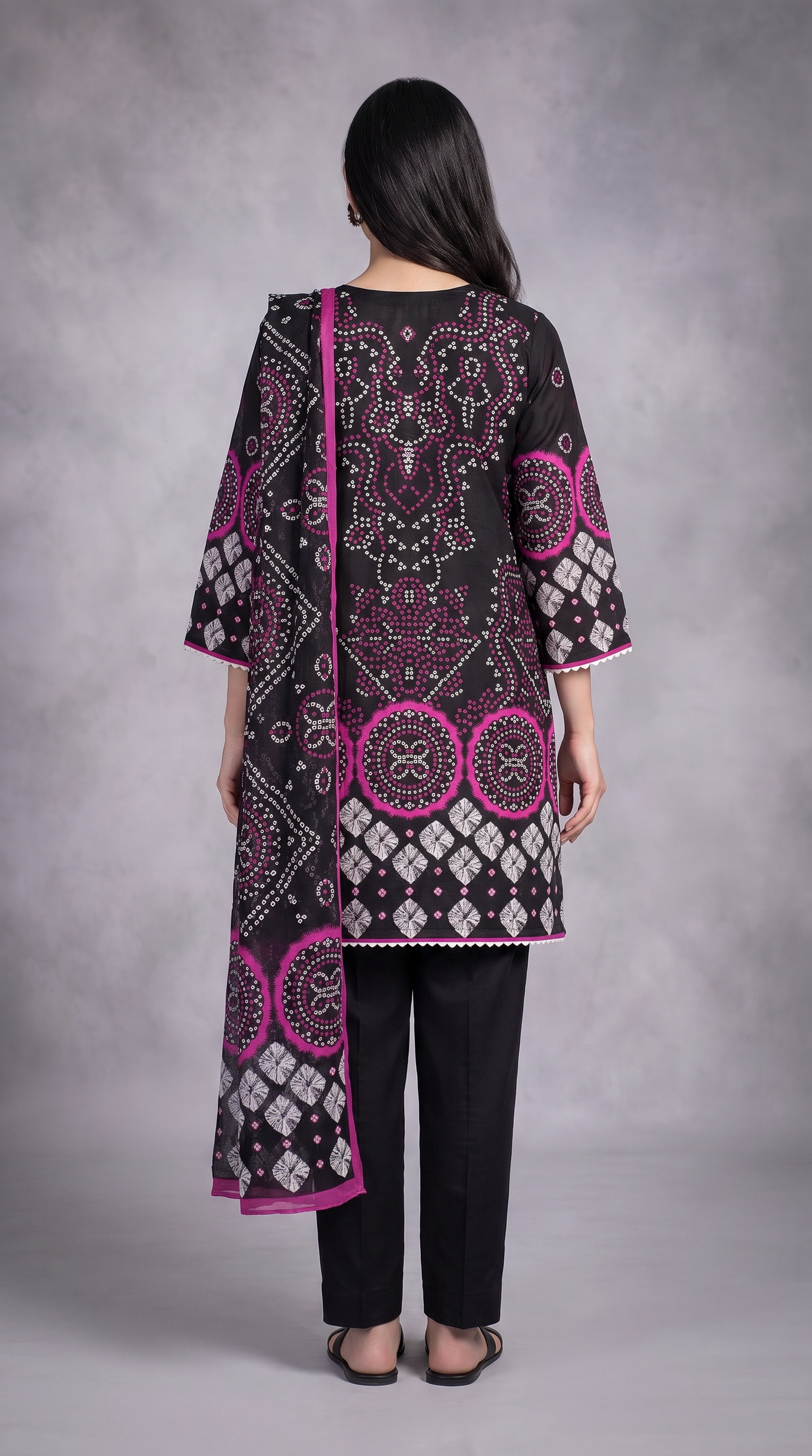 3Pc Printed Lawn Suit