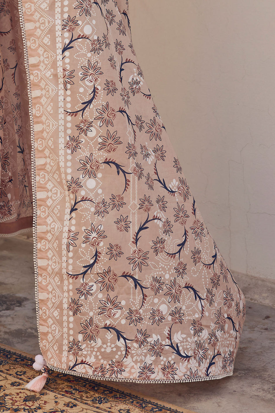 3 Piece Lacquer Printed Lawn Suit with Dupatta