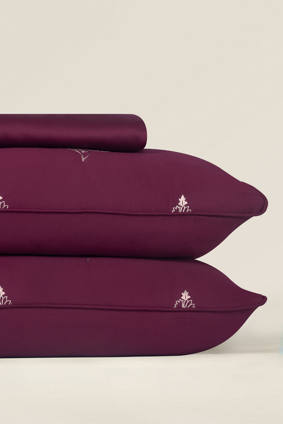 Mahogany T-200 Embroidered Bed Sheet Set