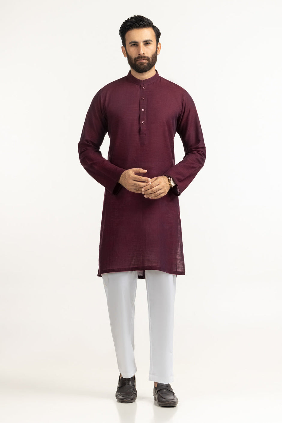 Regular Fit Basic Kurta KR-BSC25-001
