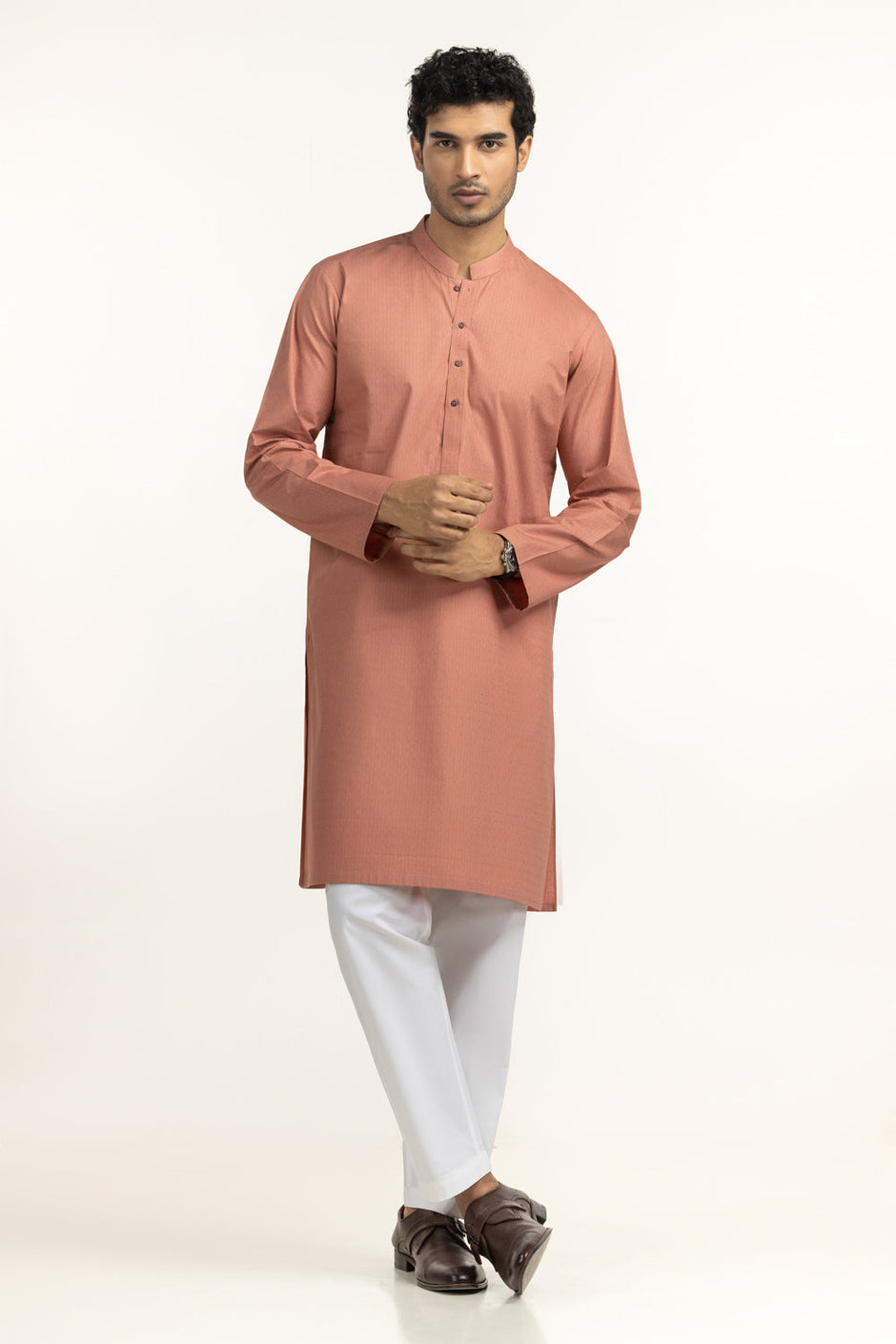 Regular Fit Basic Kurta KR-STY25-072
