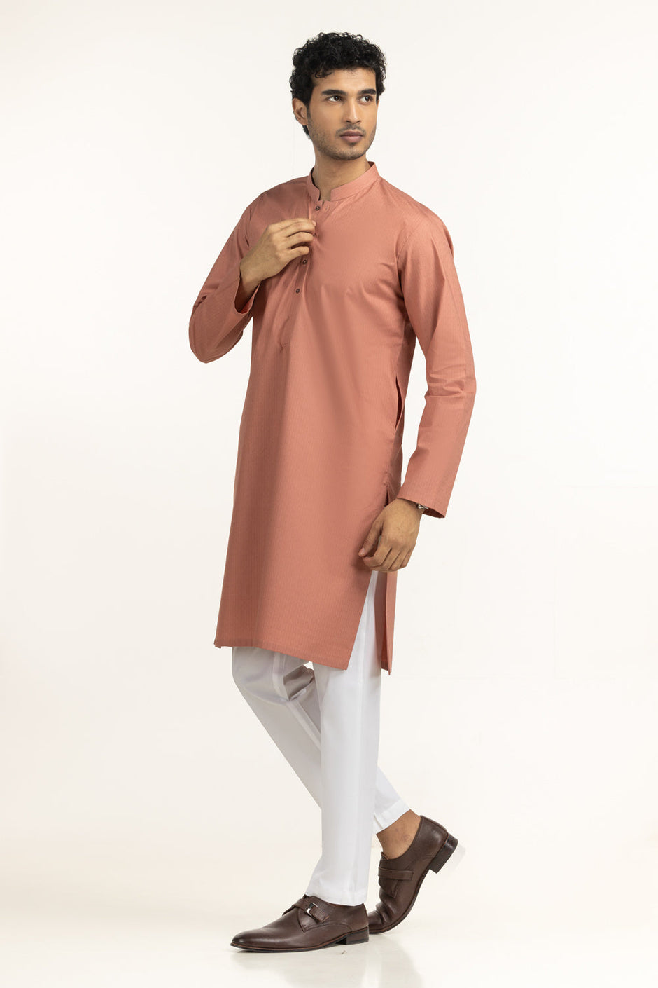 Regular Fit Basic Kurta KR-STY25-072