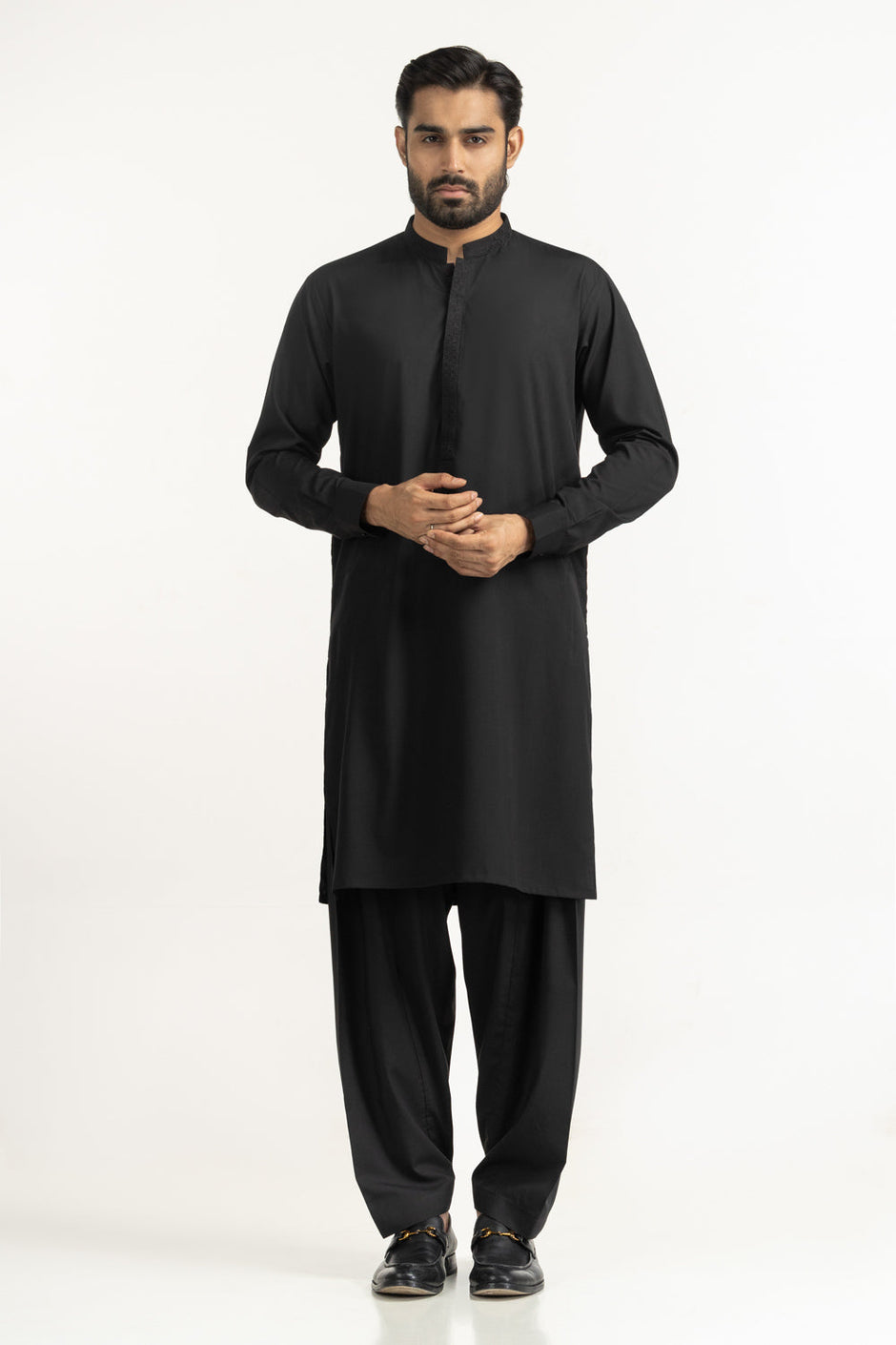 Regular Fit Embroidered Suits SK-EMB25-026
