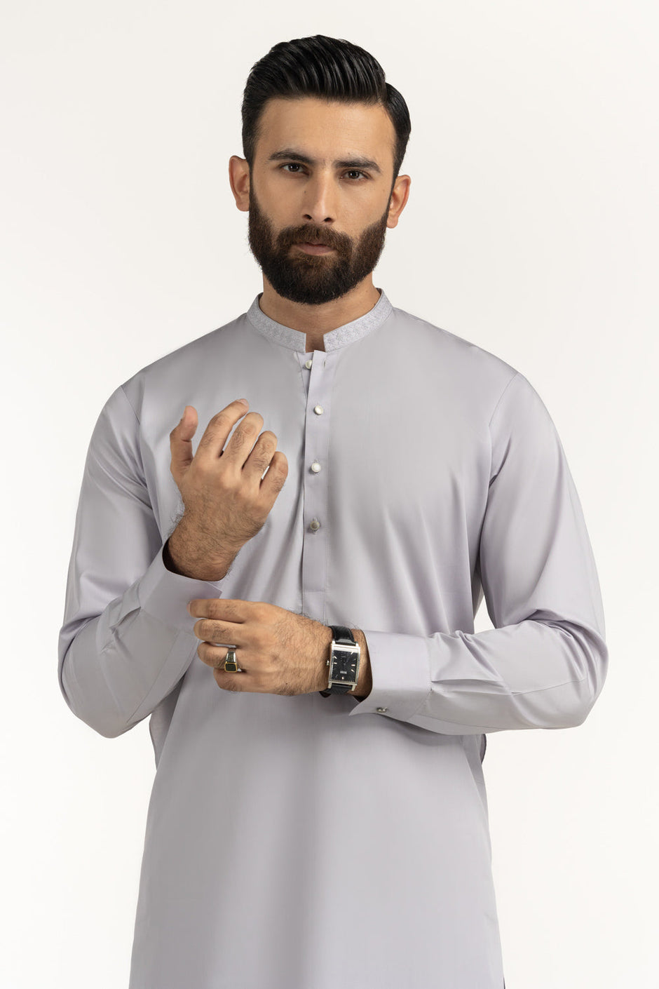 Regular Fit Embroidered Suits SK-EMB25-032