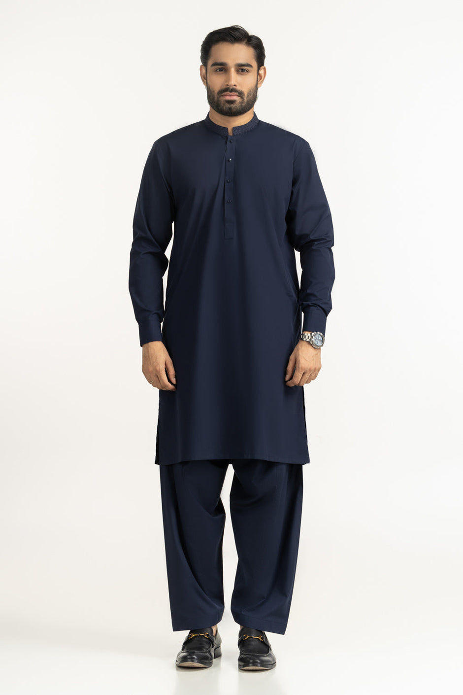 Regular Fit Embroidered Suits SK-EMB25-028