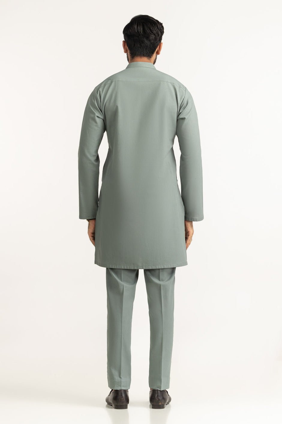 Short Length Kameez with Slim Straight Trouser Suit SK-BSCSL25-005