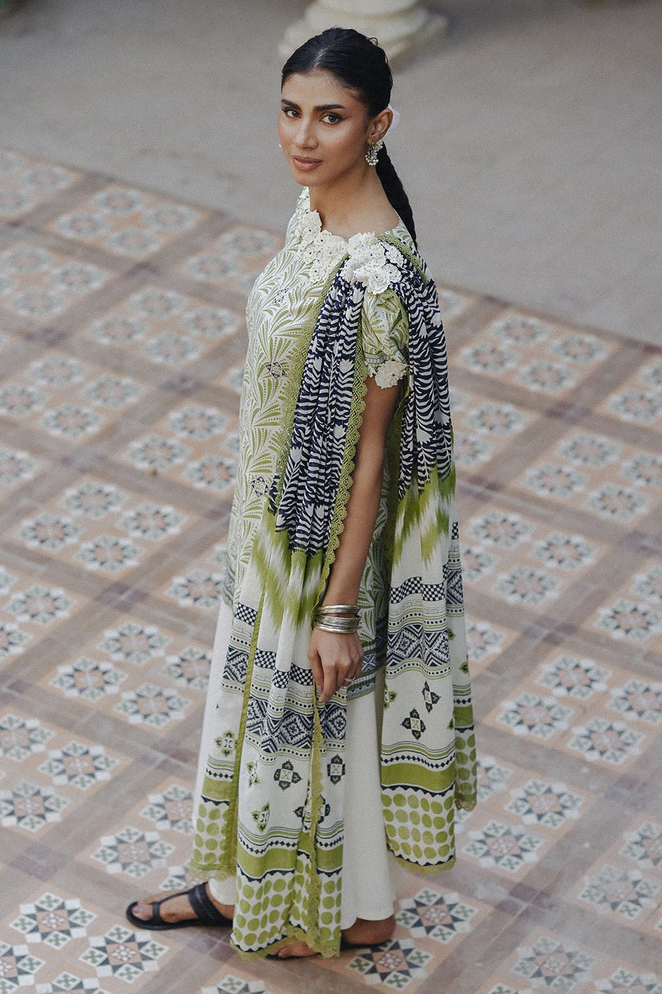 3 Piece Embroidered Printed Lawn Suit with Lawn Dupatta