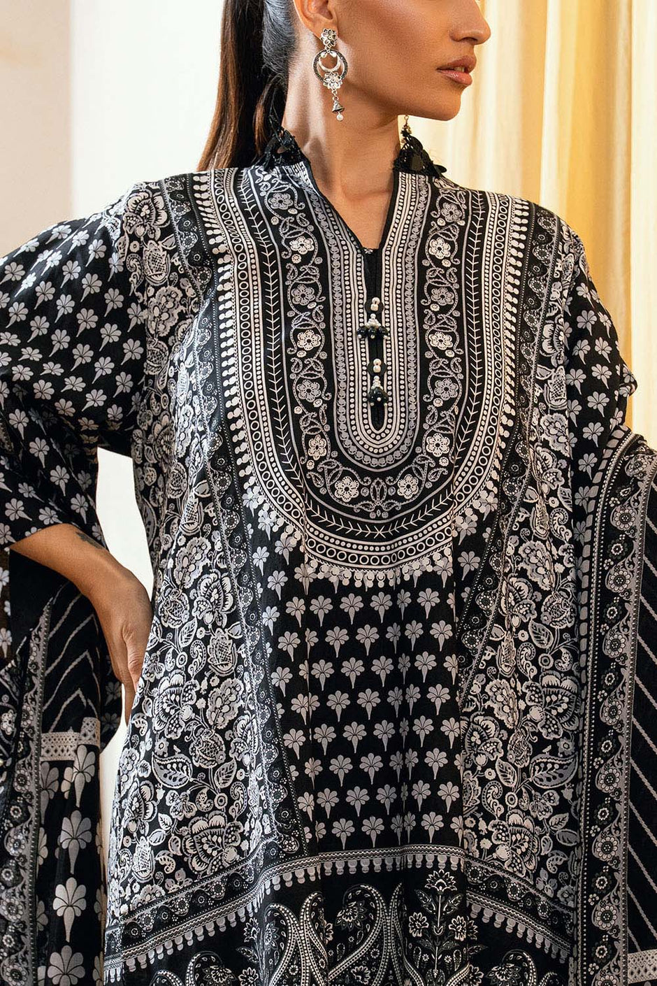 3 Piece Printed Lawn Suit