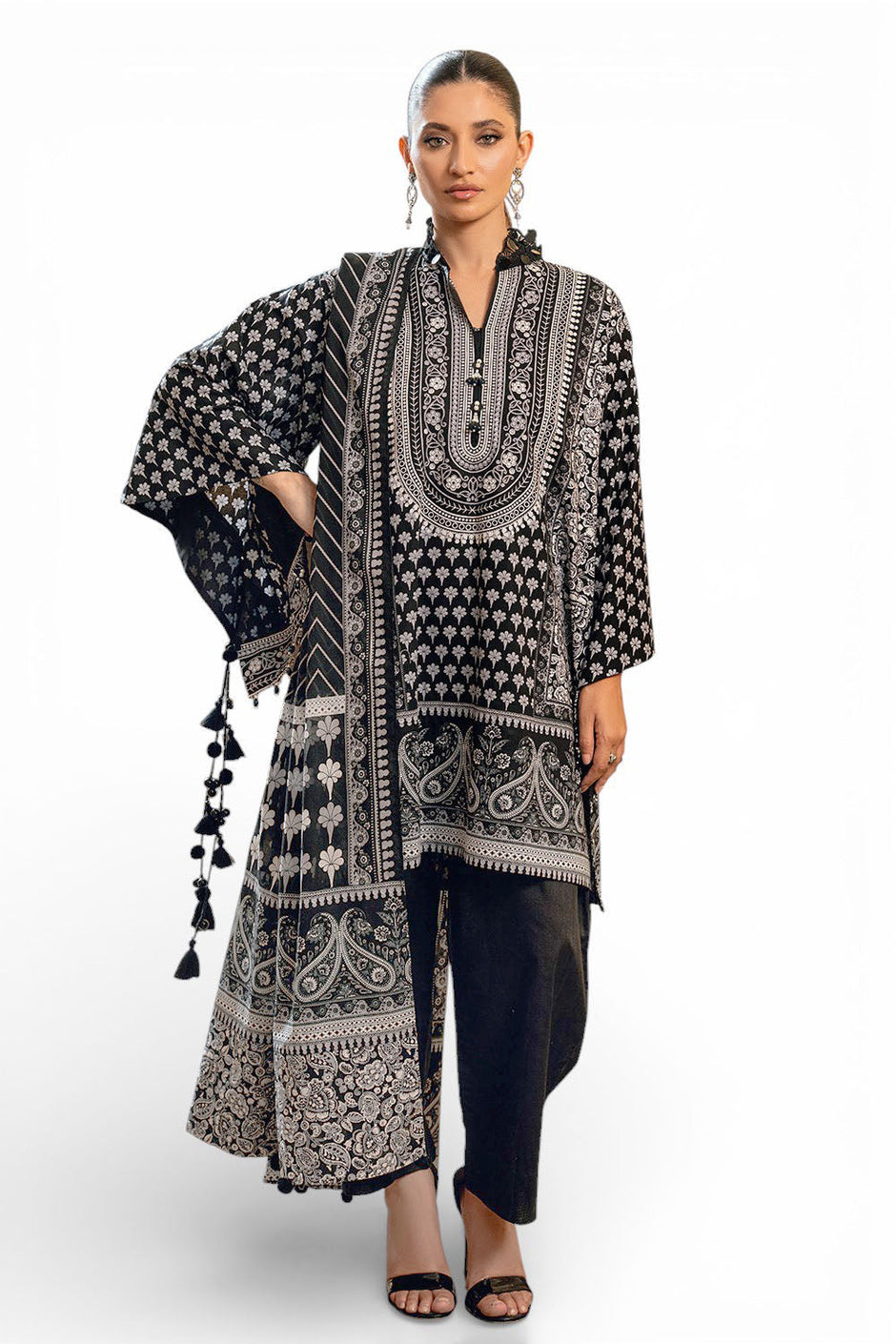3 Piece Printed Lawn Suit