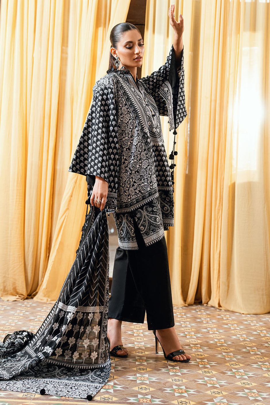 3 Piece Printed Lawn Suit