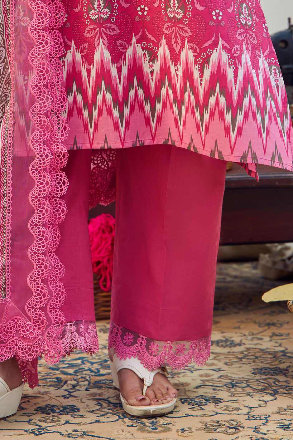 3 Piece Printed Lawn Suit with Dupatta