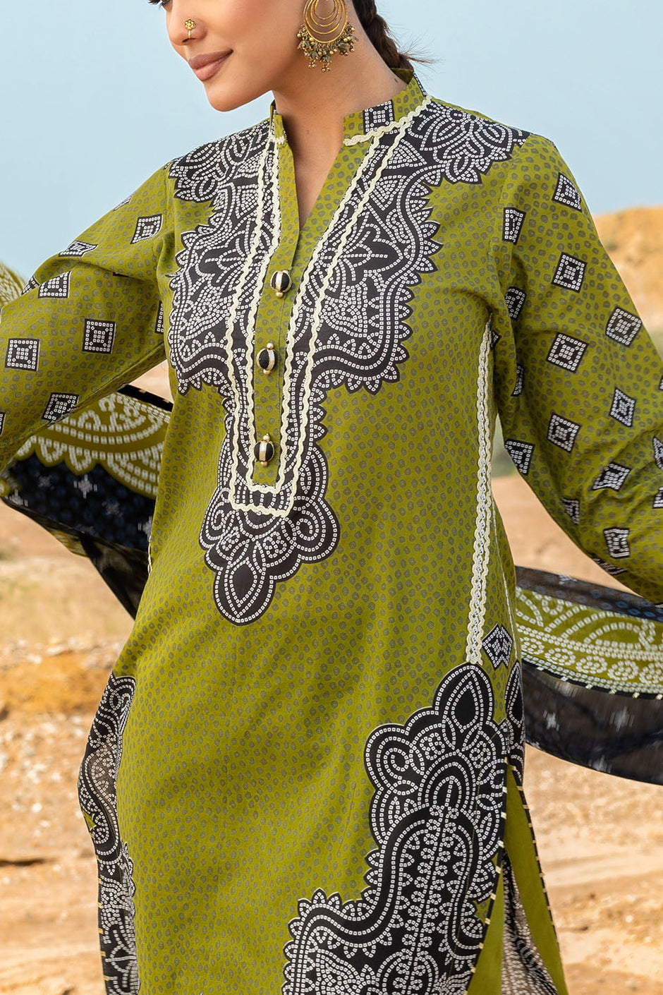 3 Piece Printed Lawn Suit