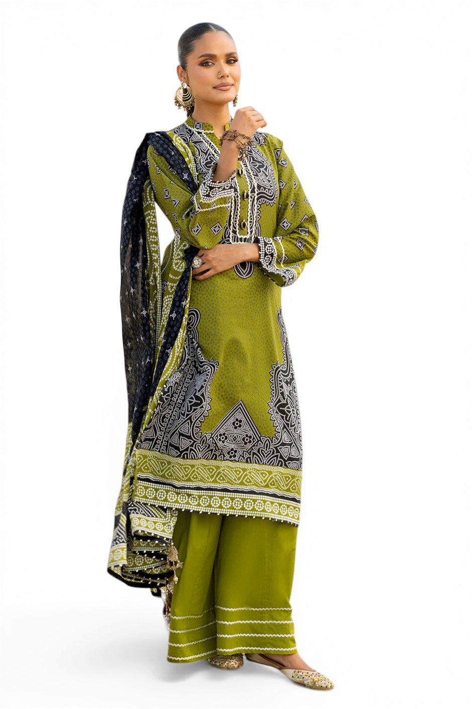 3 Piece Printed Lawn Suit