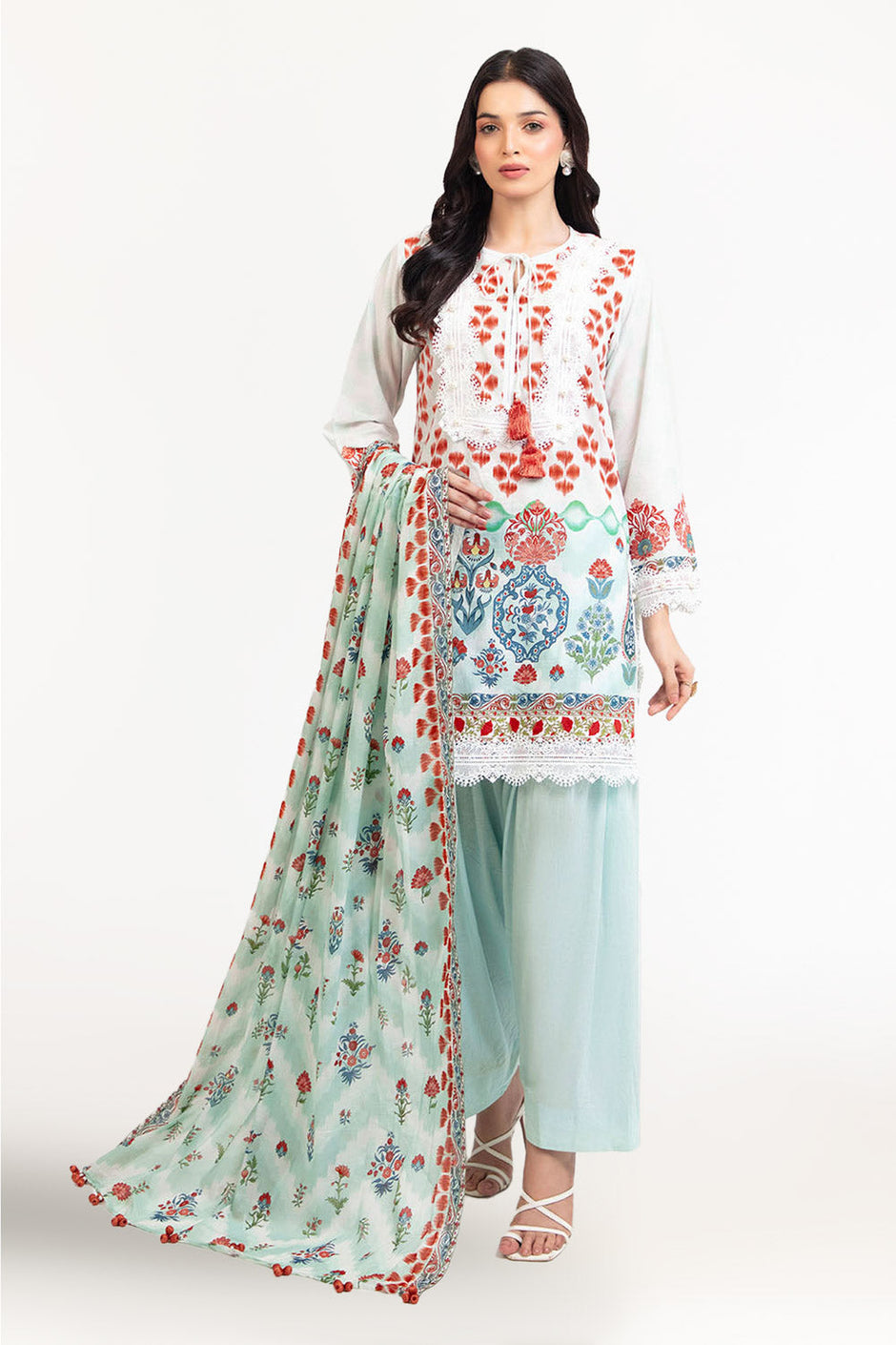 3 Piece Printed Lawn Suit