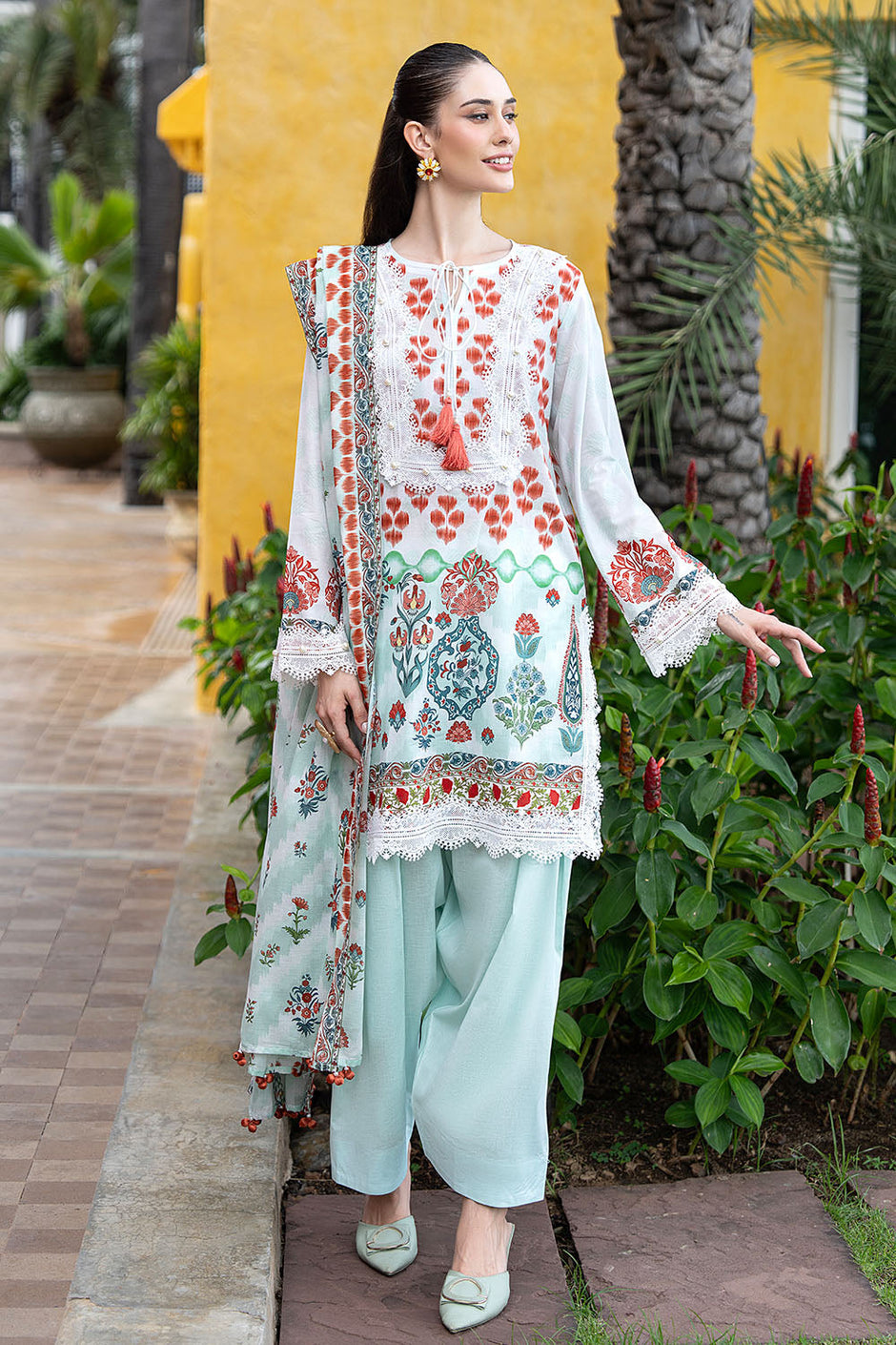 3 Piece Printed Lawn Suit