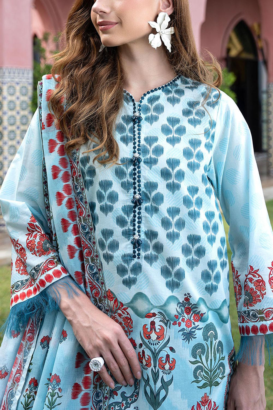 3 Piece Printed Lawn Suit