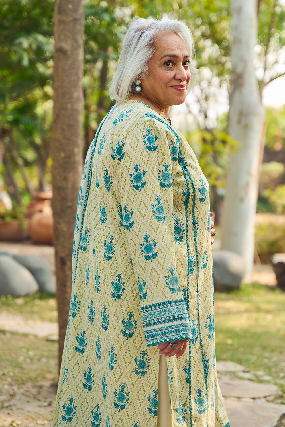 3 Piece Printed Lawn Suit with Dupatta