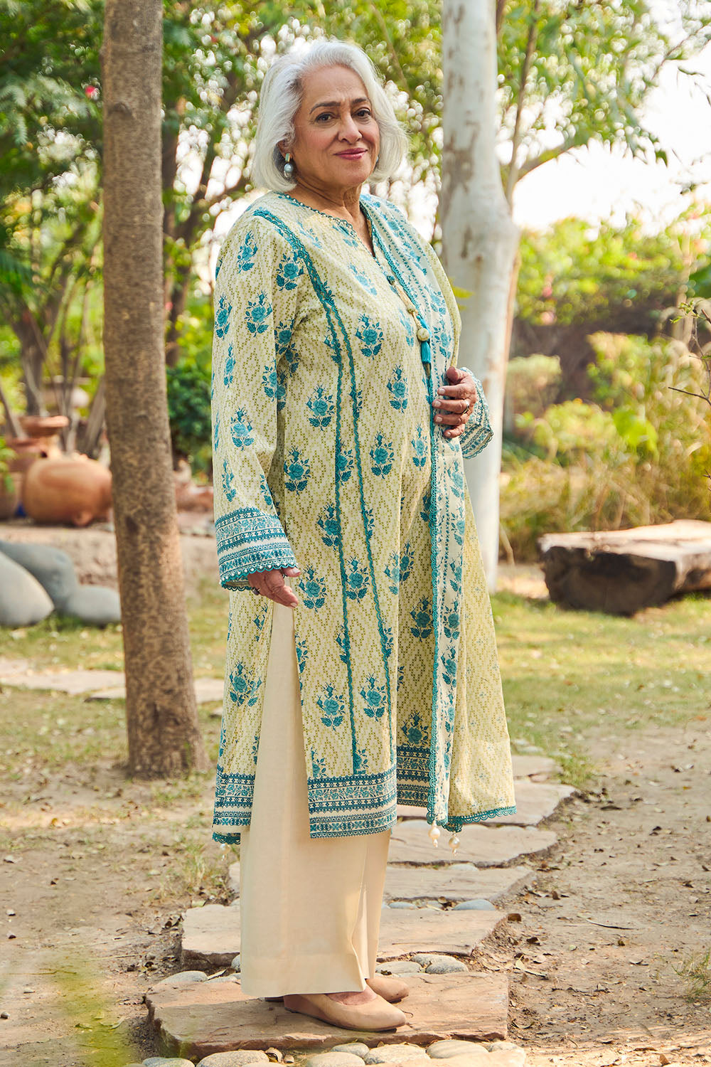 3 Piece Printed Lawn Suit with Dupatta