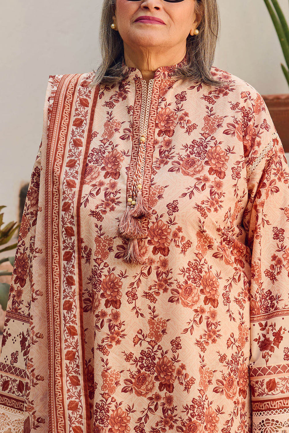 3 Piece Printed Lawn Suit with Dupatta