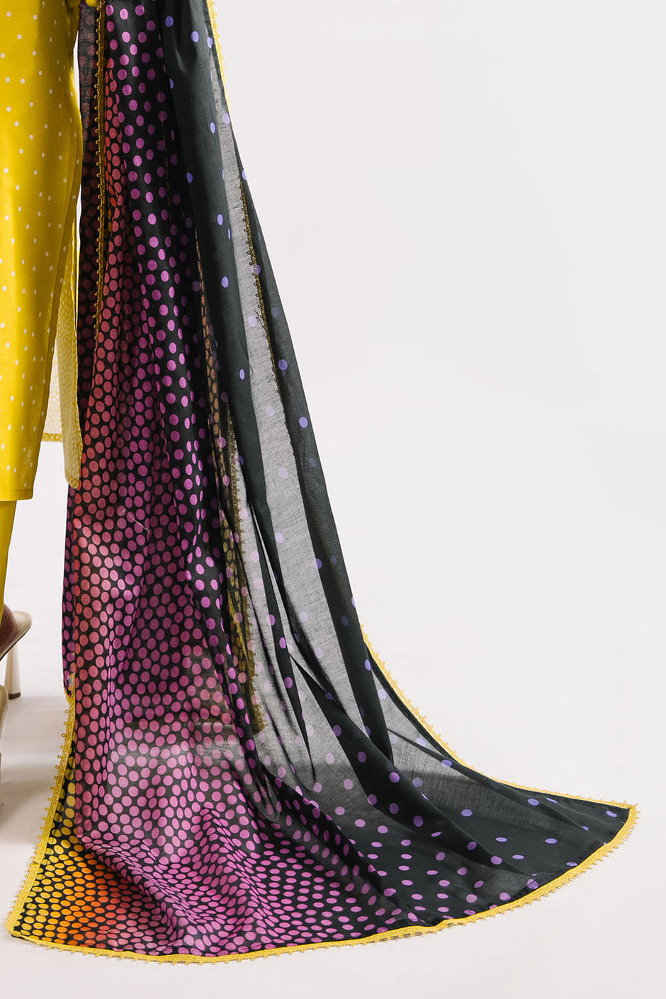 3 Piece Printed Lawn Suit with Dupatta
