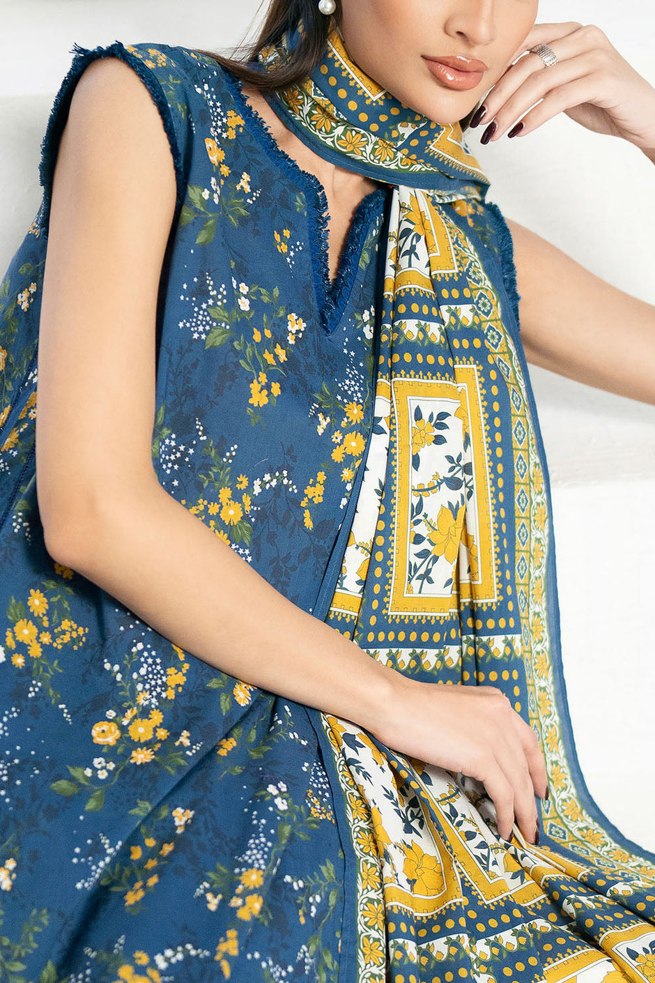 3 Piece Printed Lawn Suit