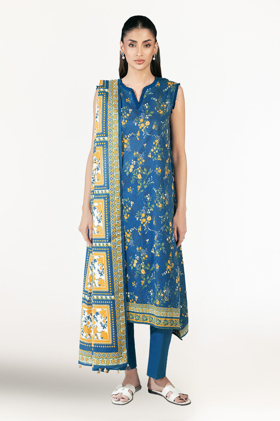 3 Piece Printed Lawn Suit