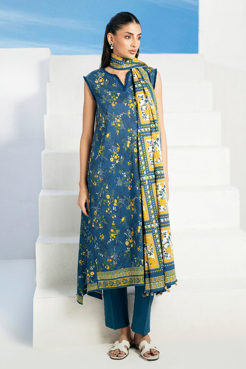 3 Piece Printed Lawn Suit
