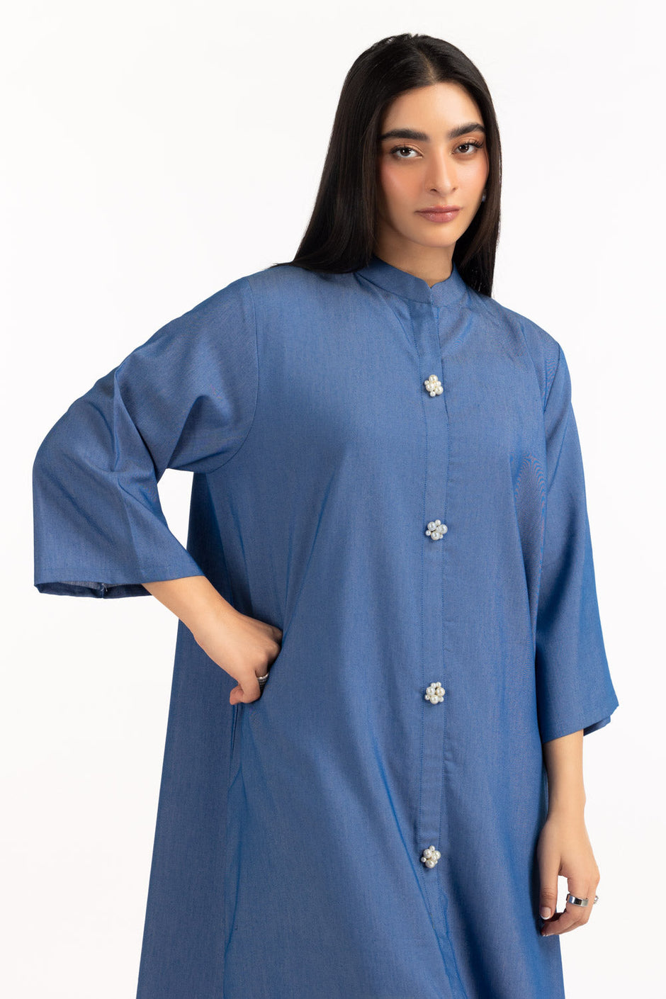 Twill Dyed Long Shirt